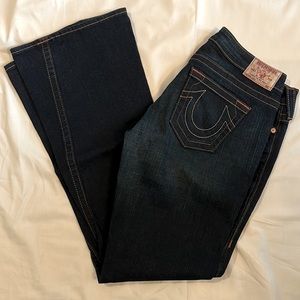 2000s low rise True Religion flare pants